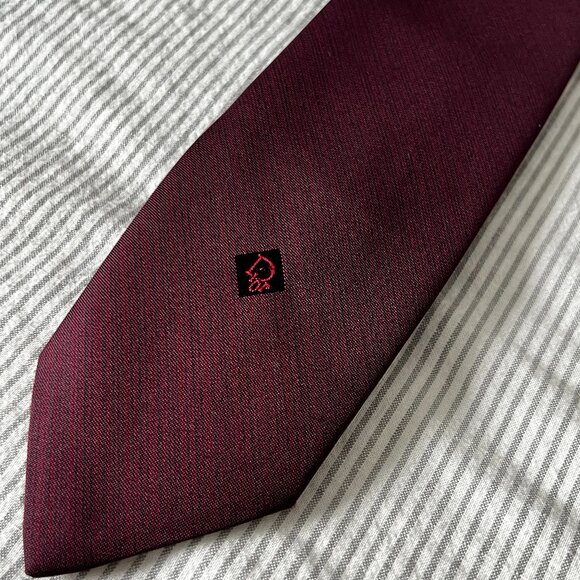 Christian Dior Vintage Red Neck Tie - Picture 3 of 8